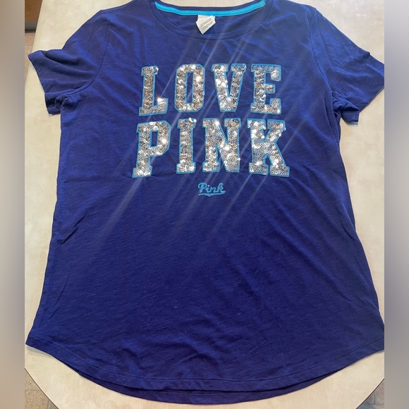 Women’s Pink sparkle t-shirt - Picture 1 of 2
